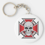 Skull & Iron Cross: Vector Drawing: Keychains