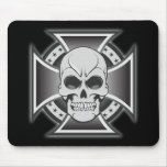 Skull & Iron Cross: Vector Drawing: mousepads