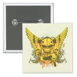 Skull ~ Judgement Day Fantasy Art Button