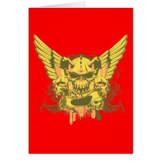 Skull ~ Judgement Day Fantasy Art Greeting Cards