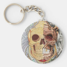 skull key porte-clef