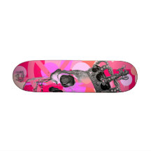 Skull King Custom Skate Board