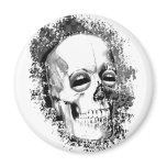 Skull Kiss Gothic Goth Refrigerator Magnets
