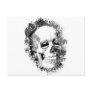 Skull Kiss Gothic skull Sexy goth girls an Guys Post Card