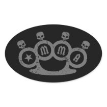 Skull Knuckles Stickers