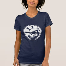 Skull Ladies Petite T-Shirt White