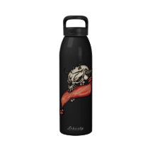 Skull Liberty Water Bottle