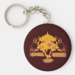 Skull ~ Lord of Pain Customize Gift Template Keychain