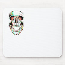 skull mouse pad