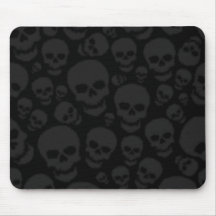 skull mouse pad