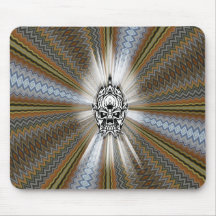 Skull Mouse Pad Backlit Skull 01