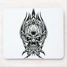 Skull Mouse Pad No Background