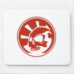 Skull Mousepad Red