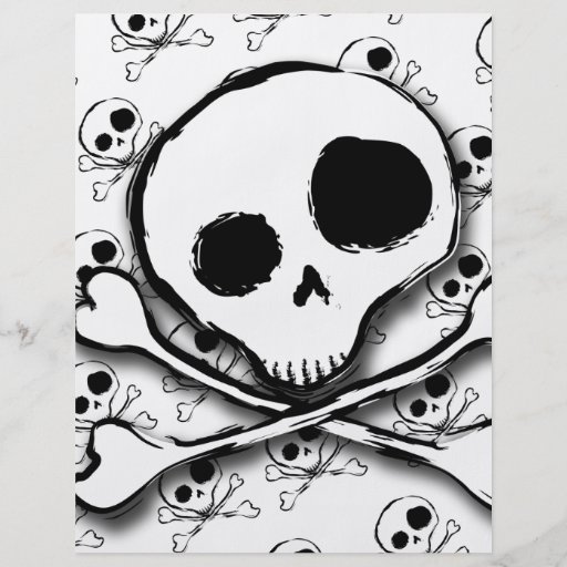 Skull N Bones with backdrop Flyers