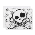 Skull N Bones with backdrop invitations