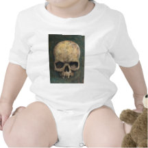 Skull of a witch t shirts