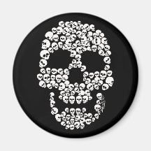 Skull of Skulls Fridge Magnet