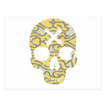 Skull Pattern 2 Postcard