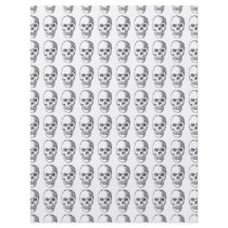 Skull Pattern. Black and White. Flyers