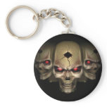 skull pin keychains