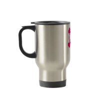 skull - pink mug
