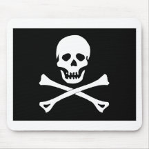 Skull Pirate Flag Mousepads