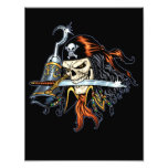 Skull Pirate with Sword and Hook by Al Rio photography