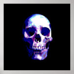 Skull Pop Art Print Poster - Skulls Posters Prints