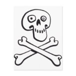 Skull postcards