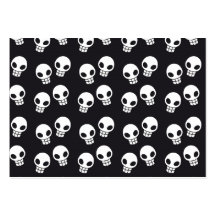 Skull Print Business Card Template