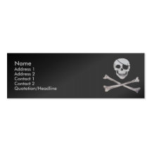 Skull Profile Card Business Card