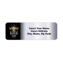 Skull Racing Avery Label