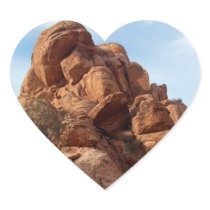 Skull-Shaped Rock Heart Stickers