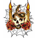 Skull Snake Design2 t-shirts