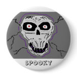 skull, spooky pinback buttons