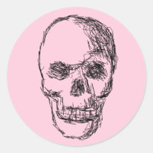 Skull. Stickers