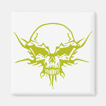 Skull Tattoo 4 Fridge Magnet