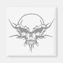 Skull Tattoo 6 Fridge Magnets