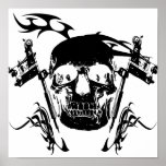Skull Tattoo Print