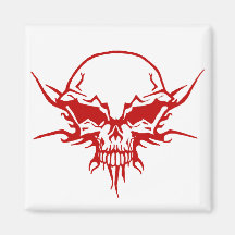 Skull Tattoo Refrigerator Magnet