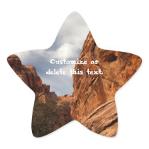 Skull to the Left; Customizable Star Sticker