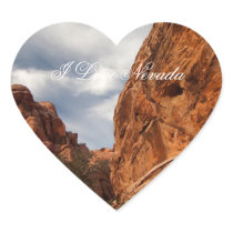 Skull to the Left; Nevada Souvenir Sticker