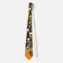 Skull Tree Tie (orange)
