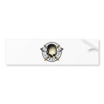 skull tribal Axe A Autoaufkleber