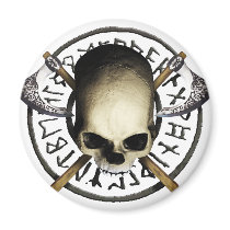 skull tribal Axe A Kühlschrankmagnete