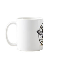 skull tribal Axe A Tee Tasse