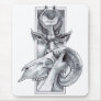 Skull Watch Mouse Mat