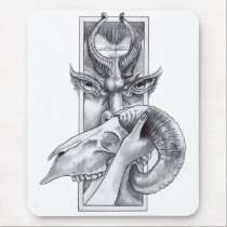 Skull Watch mousepads