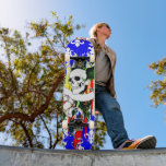 Skull & Wings SK8Board Clear Skateboard Deck