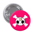 Skull with Band-aid Buttons